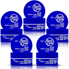 5X RedOne Blue Aqua Hair Gel Wax 150ml 5.07 fl oz Edge Control Braid Gel