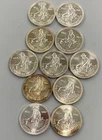 11 Engelhard 1ozt .999+ Fine Silver Prospectors 2-1982, 2-84, 5-85, 86, 1987 357
