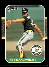 Bill Mooneyham 1987 Donruss #302 Athletics MLB READ FREE SHIPPING AutographDen