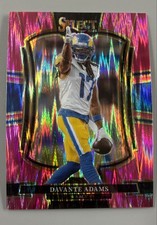 Davante Adams - 2025 Panini Select - Premier Level #120 Pink Shock Prizm