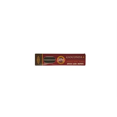 Hardtmuth Graphite Leads for Lead Holders, 4B Degree, 5.6mm x 80mm Lead, of 6...