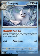 M3: Nihil Zero #019/080 Dewgong Rare Holo