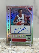 2023-24 Donruss Moussa Diabaté Signature Series Auto Silver Holo – LA Clippers R