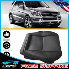 Driver Bottom Leather Seat Black Cover For 08-15 Benz Mercedes Glk 250 350 Sport