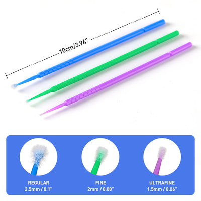 Lot De 400 Brossettes Interdentaires Ultrafines (1,5mm) - Coloris Violet