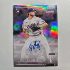 2022 A.J. Alexy Rangers RC AUTO