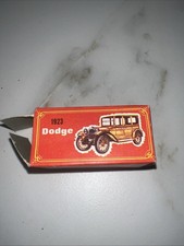 Giocattoli Nazionali 1923 Dodge Giallo Made In Hong Kong Plastica Dura Vintage
