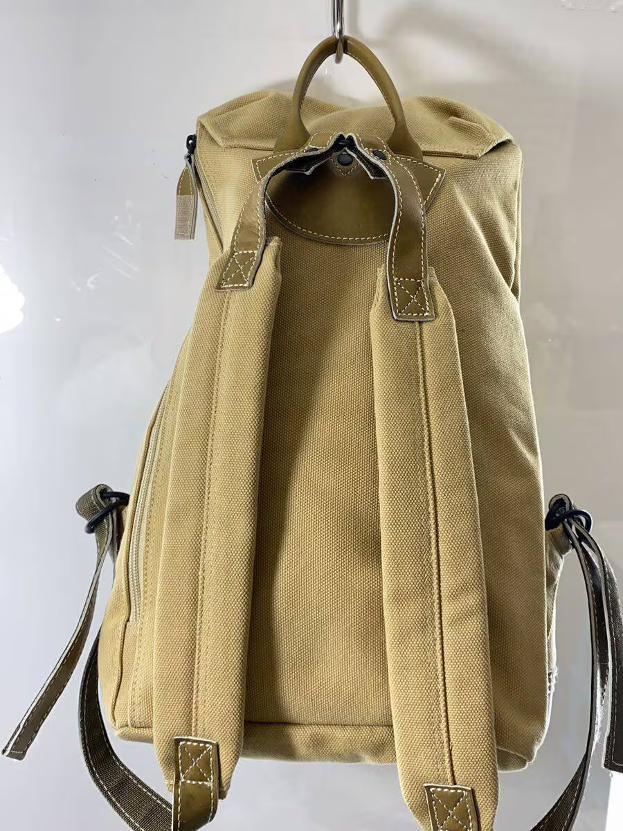 PORTER Backpack Canvas BEG Solid - image 3