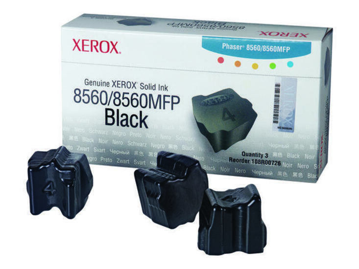 Xerox Original Druckerpatrone 3er Pack schwarz 3.000 Seiten für Phaser 8560