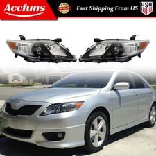 Headlight Projector Headlamps Left Right Pair Set For Toyota Camry Se 2010 2011