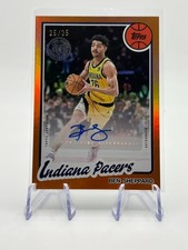 Topps Flagship Basketball 2025 Ben Sheppard Auto 25/25- 1980 anniversary