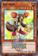 1st ed Aye-Iron starfoil rare SP14-EN016 Yugioh