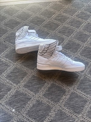 Brand New Jeremy Scott X Adidas Black And White Wings Perfect Condition Size 10
