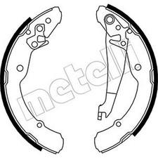 ORIGINAL® Metelli Bremsbackensatz Hinten für VW POLO V GOLF VII GOLF VII