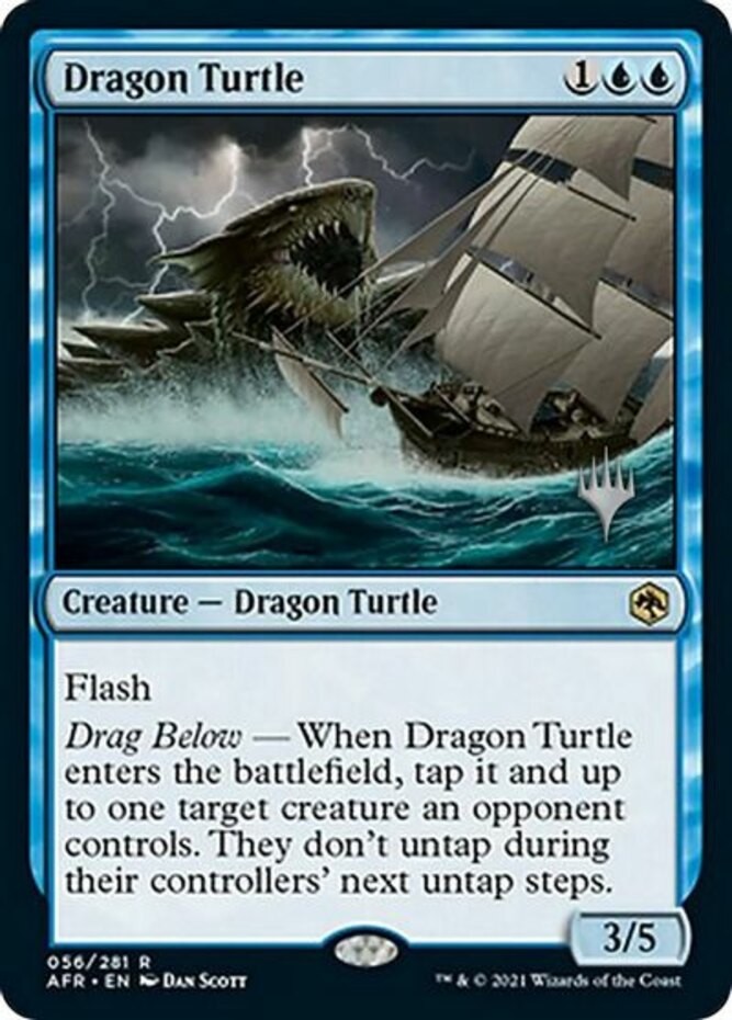 Light Play x 1 Dragon Turtle - Foil - Promo Pack Adventures in the Forgotten Rea
