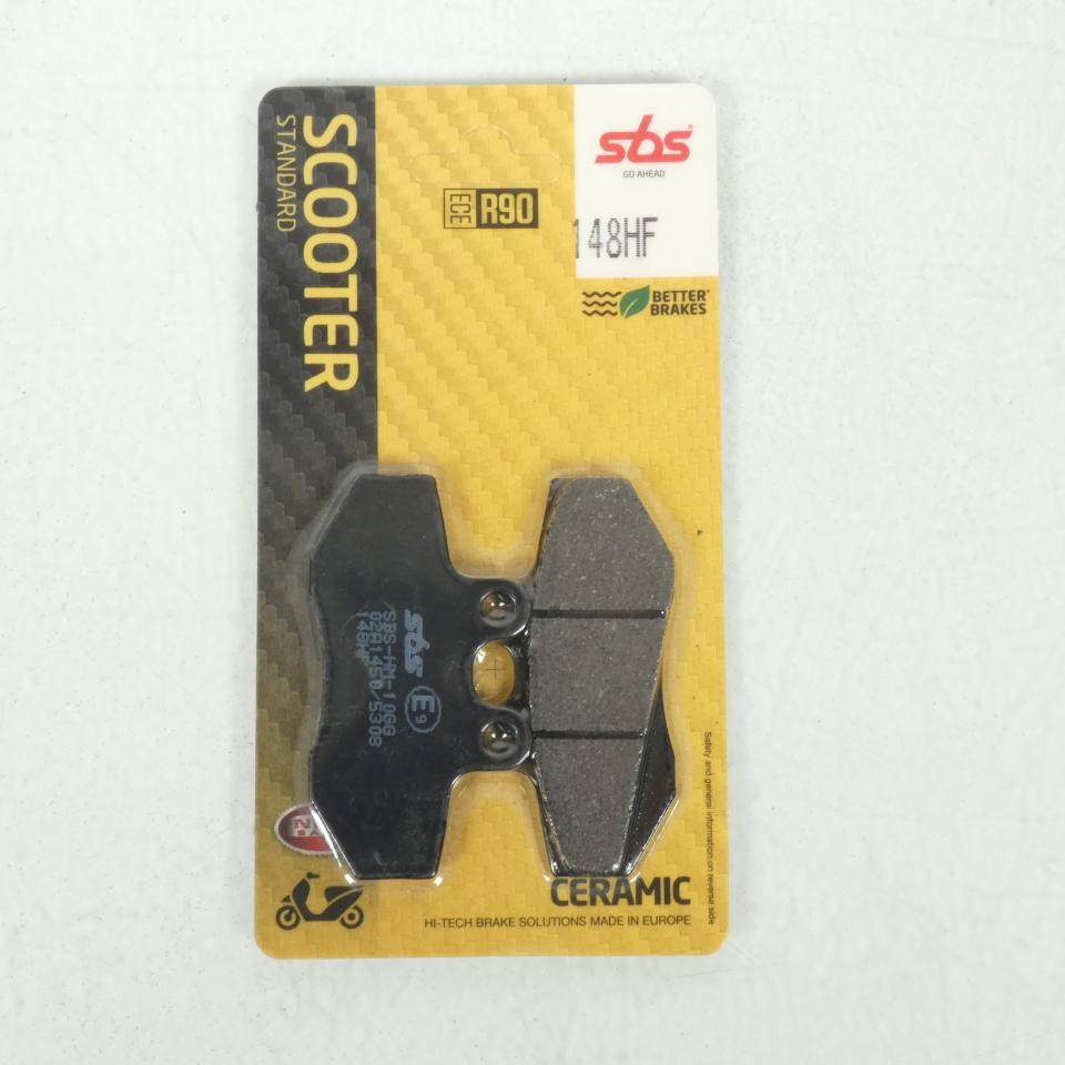 Plaquette frein AV Carbone Céramique SBS haut de gamme pour moto Husqvarna 50 SM