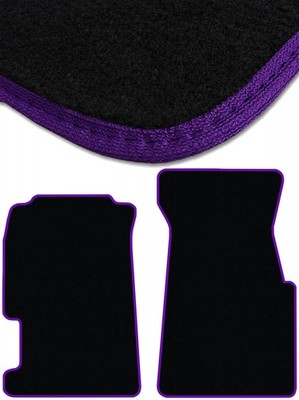 Avery Touring Black Carpet Front Floor Mats for 1995-1997 Civic del Sol #wa