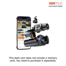 Vantrue N4S 2.7K 3 Channel Dash Cam | Authorized Dealer