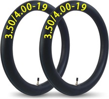 2-Pcs 3.75-19 3.50/4.00-19 Inner Tube 3.50-19 4.00-19 100/90-19 Dirt Bike Tube