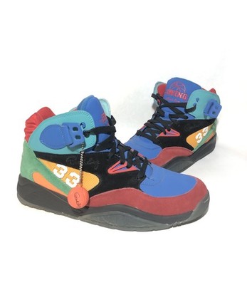 Patrick Ewing Kross Remix Men's Sneakers Size 11.5 Colorful Basketball Shoes.
