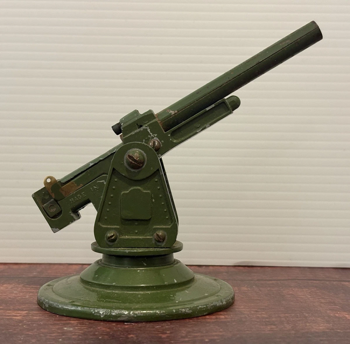 Vintage 1953 Bullock Model Diecast Toy Cannon Made in England