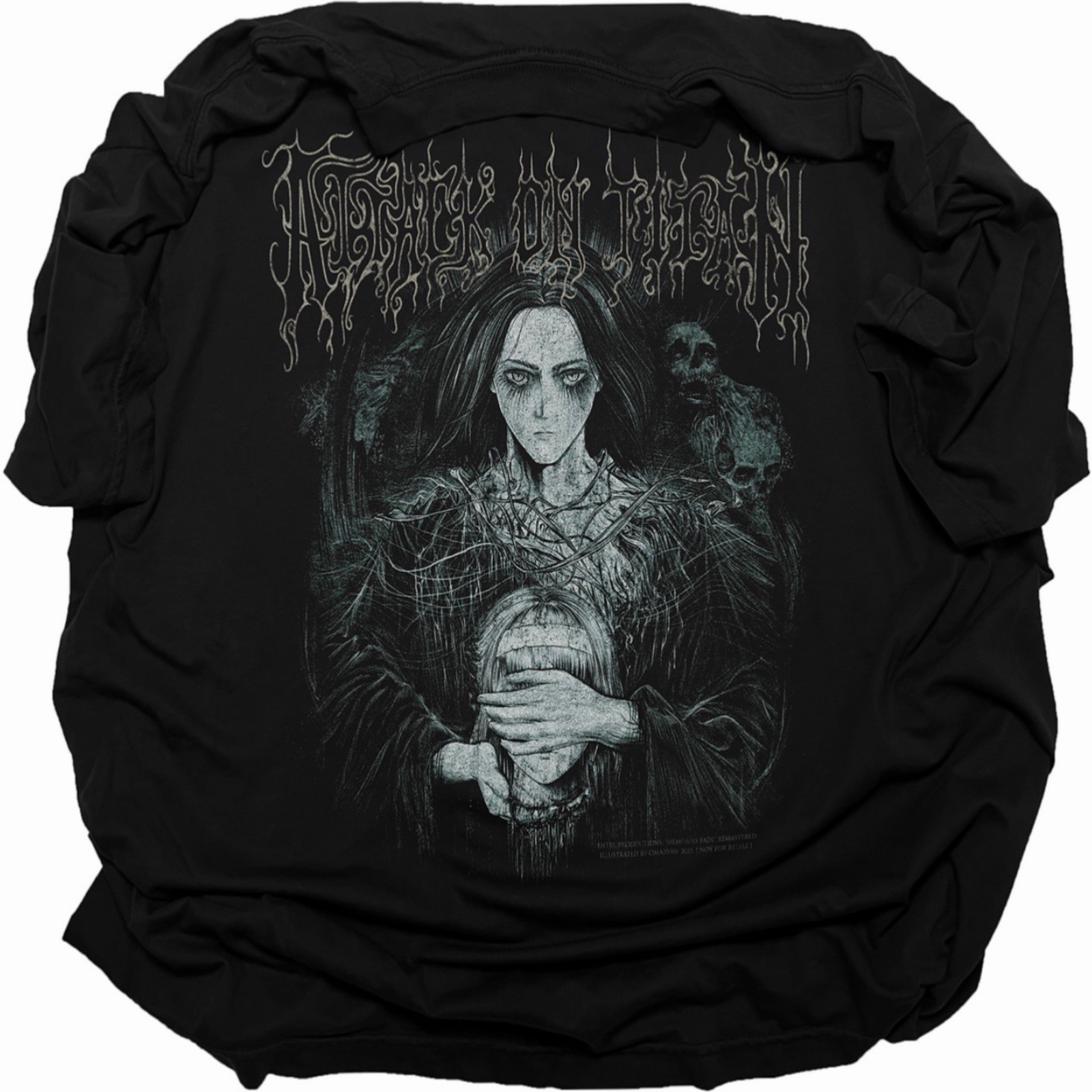 Ethereal Studios ANIME ATTACK ON TITAN T Shirt Metal XXL Cruel Void VINTAGE Rush
