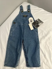 Vintage Osh Kosh B'Gosh Denim Bib Overalls Oshkosh blue Vestbak Jeans 24 months