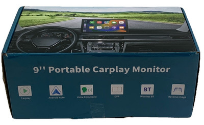9 Inch Portable CarPlay Android Auto GPS Navigation System Wireless F900