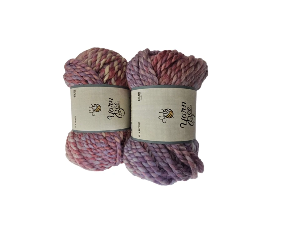 Hilado Abeja Sueño Hilado Color 16 Gracelyn Fair 312486 Lote de 2 Madejas 3.5 OZ Púrpura Foto 2 de 4