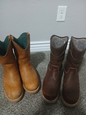 GEORGIA BOOT MEN'S AMP LT WESTERN WORK BOOTS - SOFT TOE Size 10M