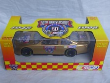 Action 1:24 NASCAR 50th Anniversary 1948-1998 GOLD CAR - NEW