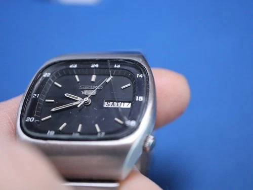 VINTAGE SEIKO 5 6309-523A AUTOMATIC  TV DIAL WRIST WATCH