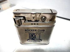 C 1953. ROWENTA 2 SIDE AD. ROCKER CLUB & US ZONE MAP GERMANY LIGHTER. VERY RARE