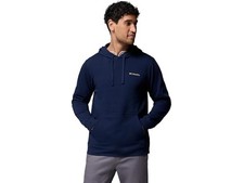 Columbia Mens Trek Graphic Hoodie Collegiate Navy/Meadowland Medium