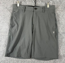 Hurley Hybrid Walk Performance Shorts Mens 30 Dark Gray 4-Way Stretch Quick Dry