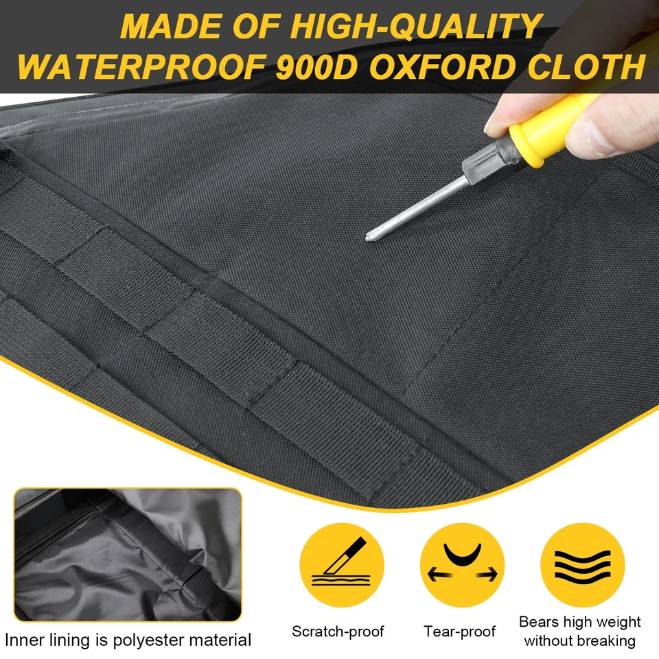 2X Rear Trunk Side Window Storage Bags Fit For 2021-2025 Ford Bronco 2/4 Doors - Image 2 of 4