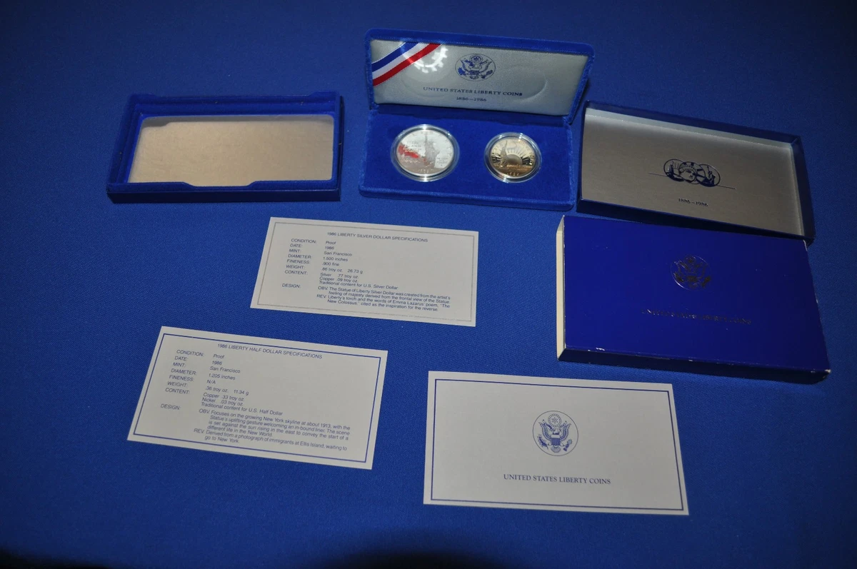 Silver Proof US Coin Mint Sets 1986 for sale | eBay