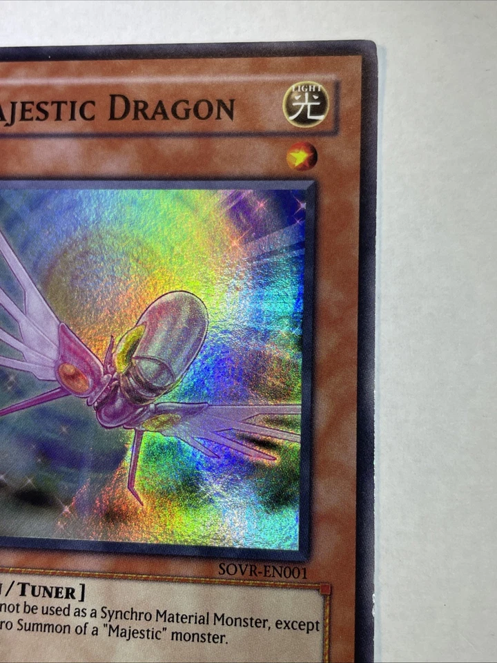 Yugioh Majestic Dragon Unlimited Edition Super Rare SOVR-EN001 - Image 3 of 4