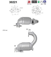 Katalysator FÜR Renault Twingo Ii (CN0 ) - As 30221