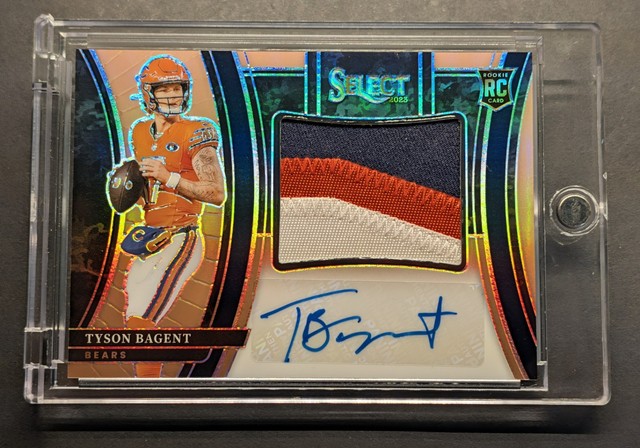TYSON BAGENT Rookie Auto 2023 Select Bronze Prizm Patch SP /49 RPA