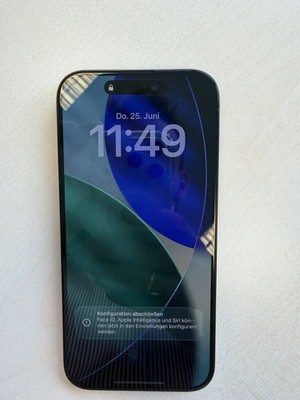 Apple iPhone 15 Pro 256 GB Unlocked 6.1'' Schwarz Titan 86% Batteriestatus
