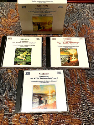 Carl Nielsen Symphonies No.1-6(Complete) Adrian Leaper Conductor NAXOS  3 Cd Set