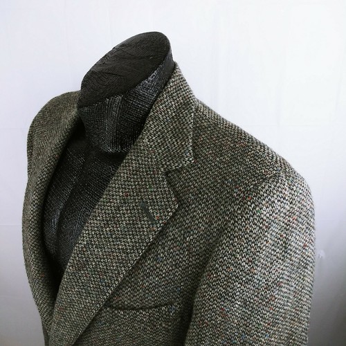 Stein Block Sportcoat 42R Men Welsh Tweed Pure Wool British Isles Blazer Jacket - Picture 7 of 10