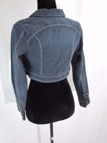 Chaqueta vaquera YES Clothing azul hipster para mujer talla XL (14/16) A-16 - Imagen 6 de 8