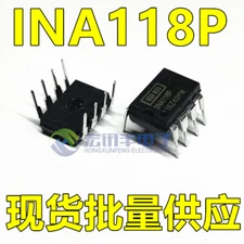 1PCS INA118P IC OPAMP INSTR 800KHZ SGL 8DIP 118 INA118 #96-9