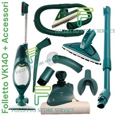 FOLLETTO VK140 COMPLETO ACCESSORI ORIGINALI PICCHIO BATTITAPPETO MATERASSI TUBO
