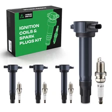 4x Ignition Coil & 4x Iridium Spark Plug Kits for Chrysler Dodge Jeep 07-19 2262