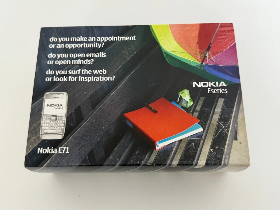 BRAND NEW NOKIA E71 UNLOCKED PHONE - 3.2 MP CAM - 3G - BLUETOOTH - WIFI - Image 2 of 4