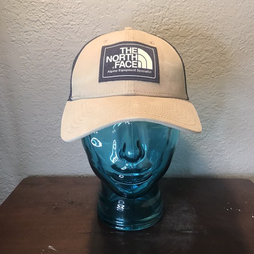 The North Face Beige Mesh Trucker Hat 