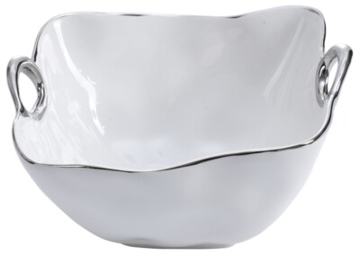 PAMPA BAY Schale HANDLE WITH STYLE Servierschüssel, Porzellan, 22,2 x 12,1 cm